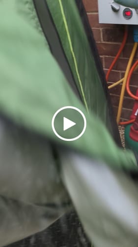 Customer video review of Portable 6L Propane Tankless Water Heater Rain Cap Camping