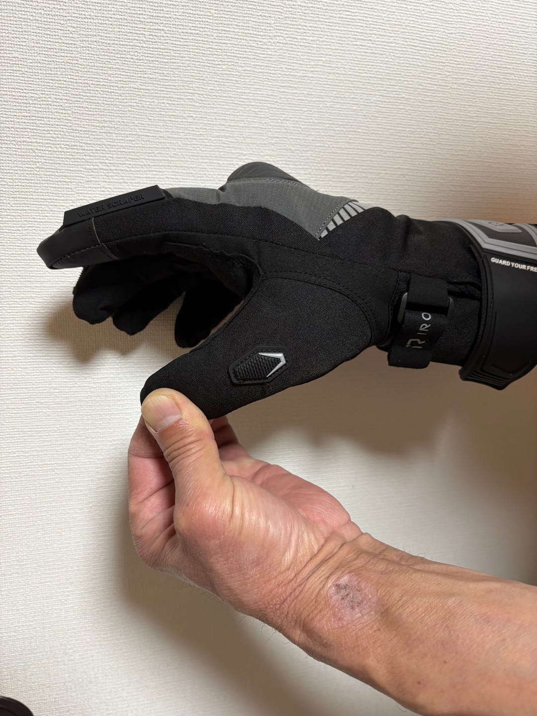 Customer photo review of RIDEIRON 冬用防水 スマート電熱 バイク用グローブ| MG7501H