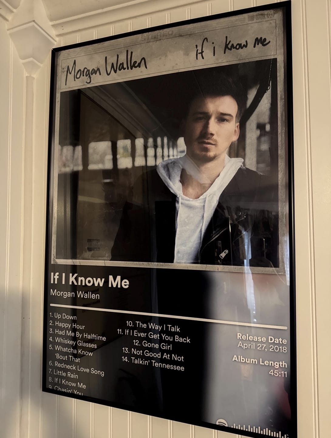 Customer photo review of Morgan Wallen Album Posters