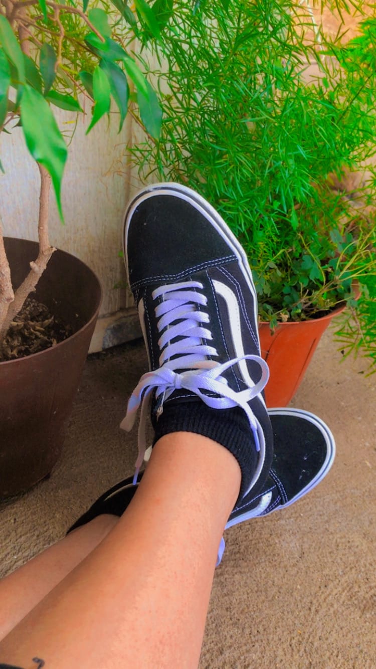 Customer photo review of Zapatilla Vans Old Skool Stackform Mujer Negro