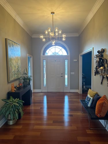 Customer photo review of Glam 13-Light Sputnik Glass Globe Bubble Chandelier