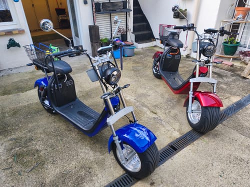 Customer photo review of City Coco Trottinette électrique 1500W CP-1.6 – Biplace avec batterie 20Ah/40ah