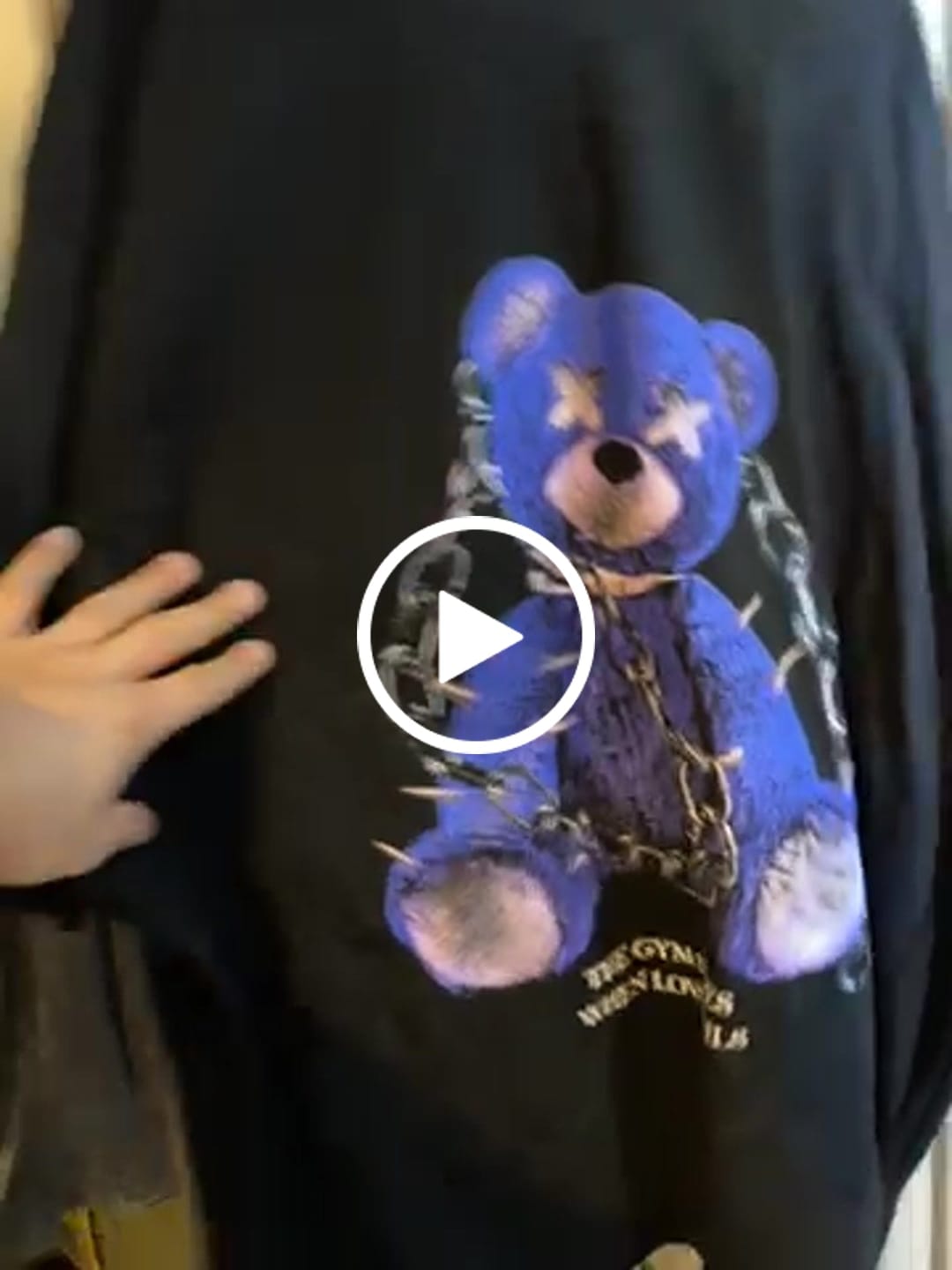 Customer video review of Gym saves (Backprint) Oversize Blast