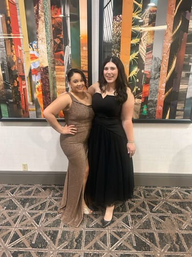 Customer photo review of Lilibet Strapless Tulle Dress by Hutch - RENTAL