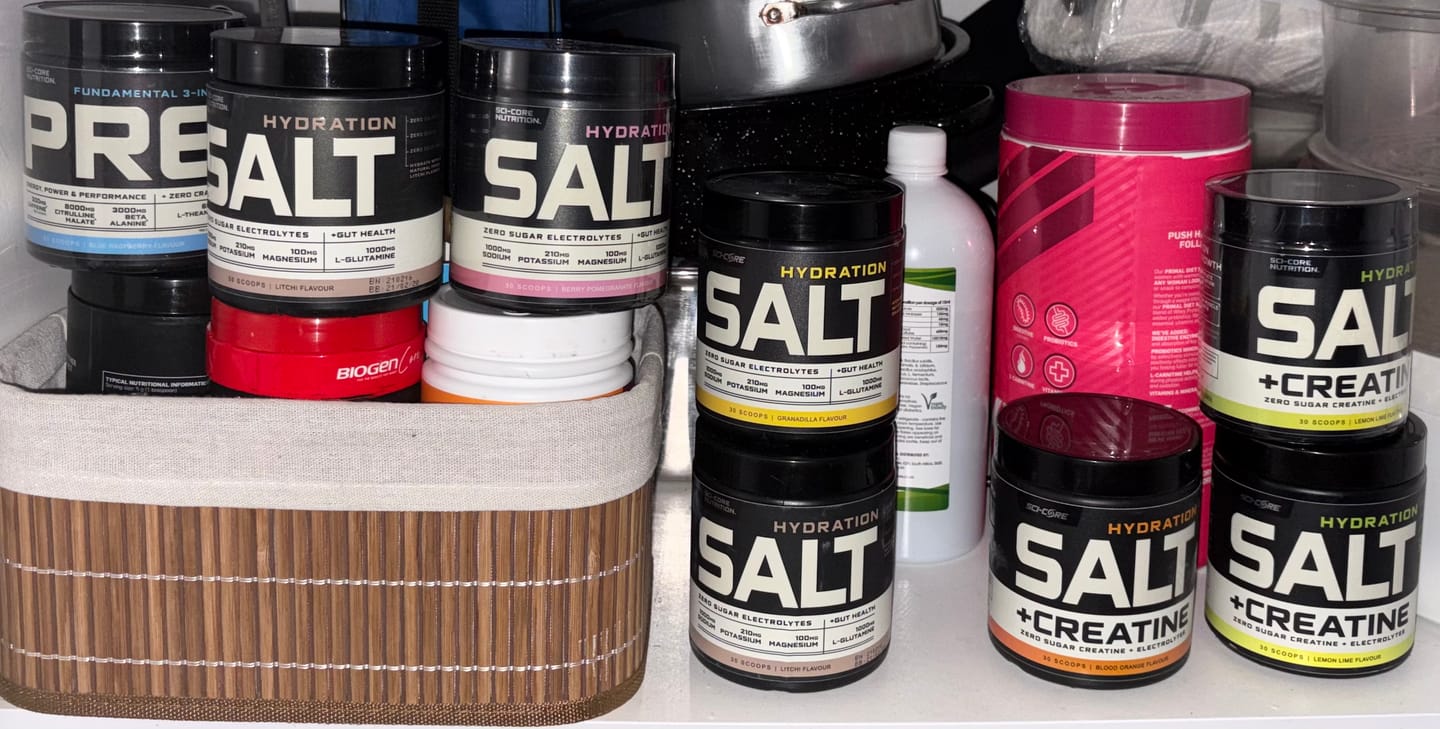 Customer photo review of HYDRATION SALT Berry Pomegranate - 240g | 30 servings