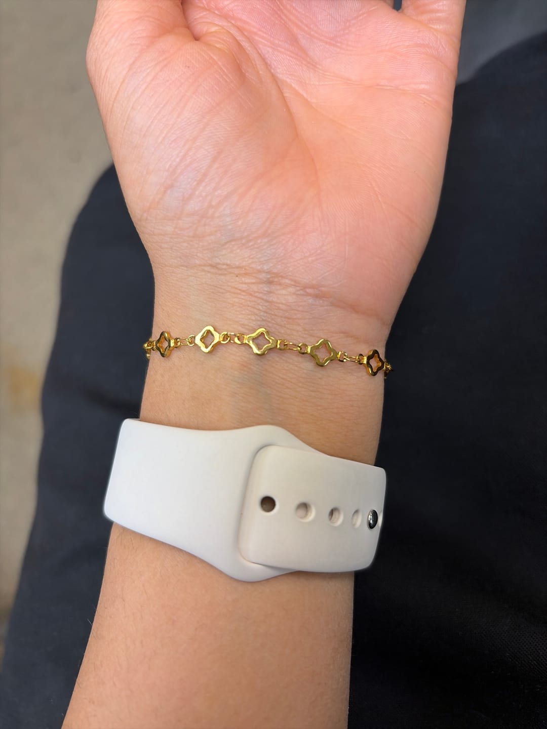 Customer photo review of Permanent Jewelry - Gold Filled/925
