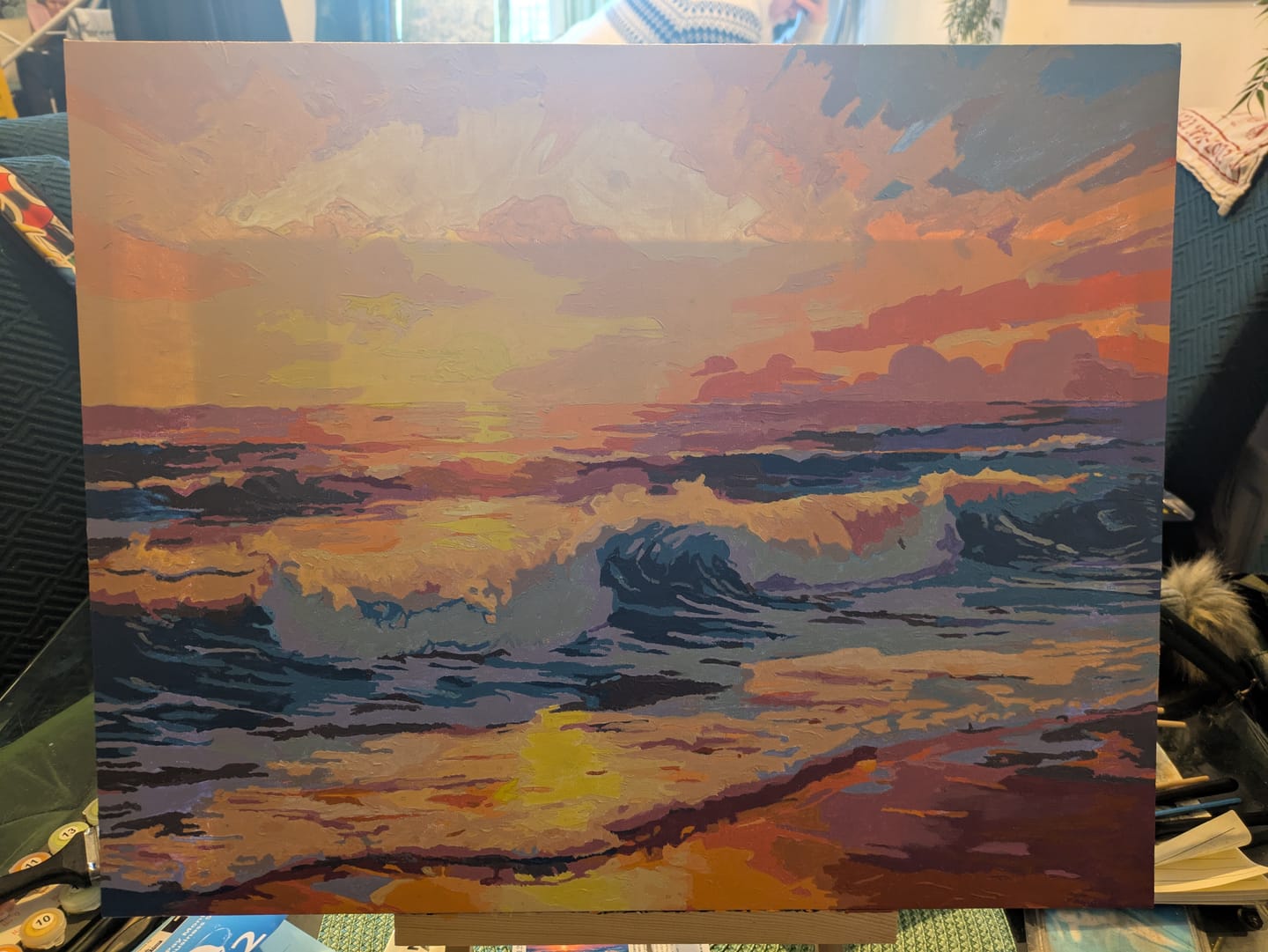 Customer photo review of Sunset Surf