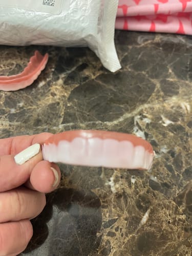 Customer photo review of 🦷  Fit Full Functional DenturesMake you more confident-Made in the USA & FDA-Certified
