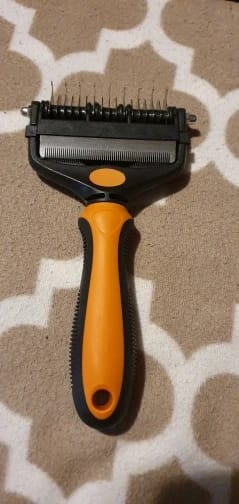 Customer photo review of 3-in-1 Pet Hair Removal Brush