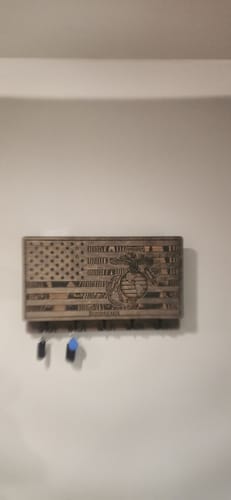 Customer photo review of PERSONALIZABLE MARINE CORPS