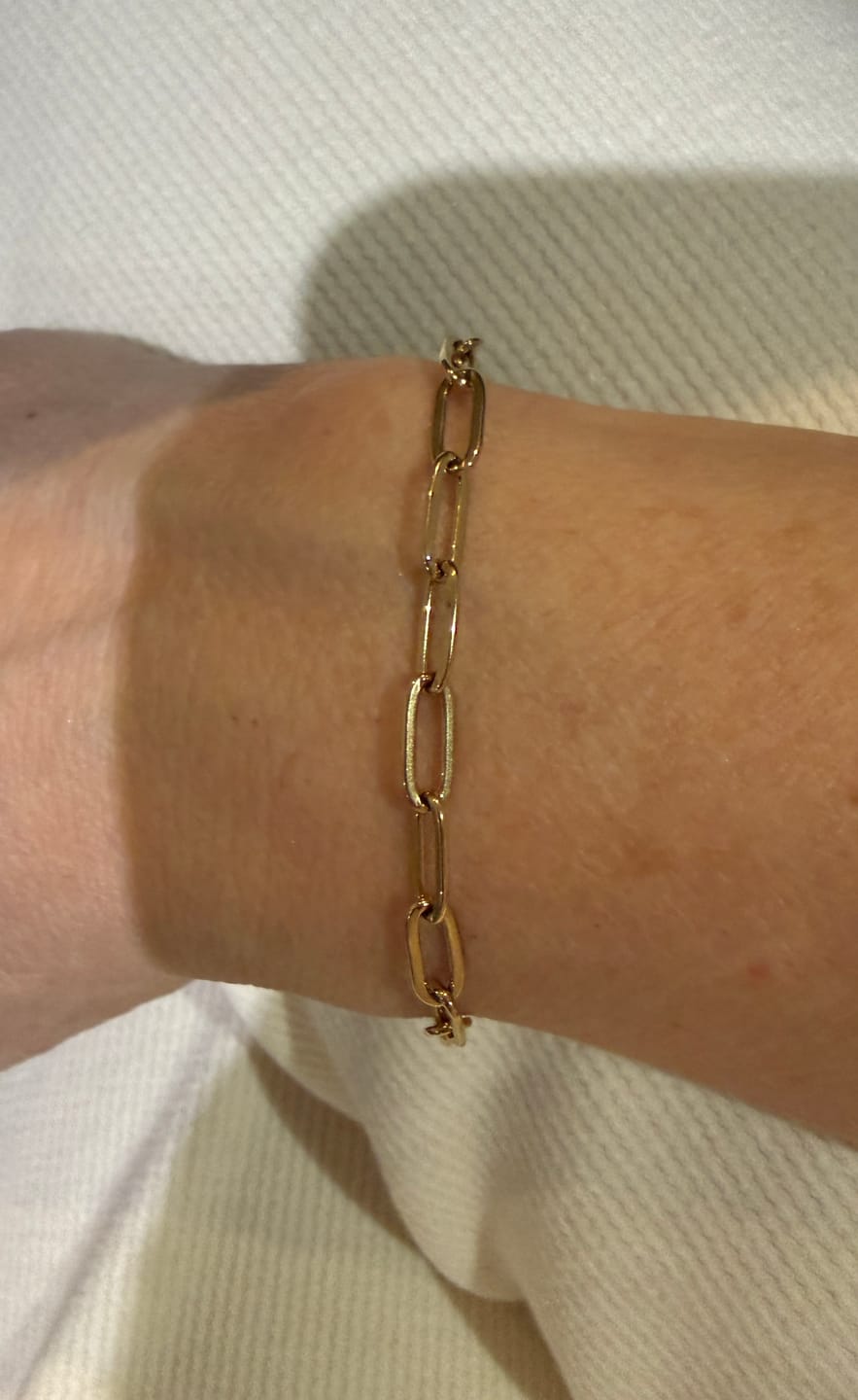 Customer photo review of Paperclip Bracelet