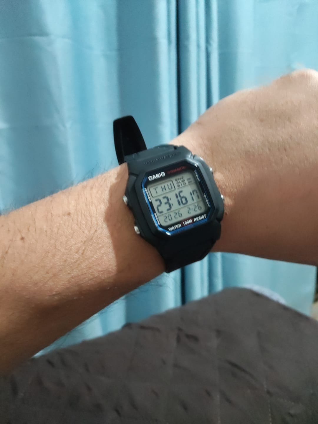 Customer photo review of Reloj Casio Vintage W-800H-1AVDF Líneas Azules