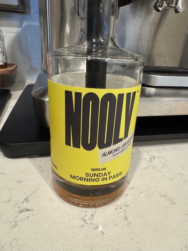 Customer photo review of Almond Coffee Syrup