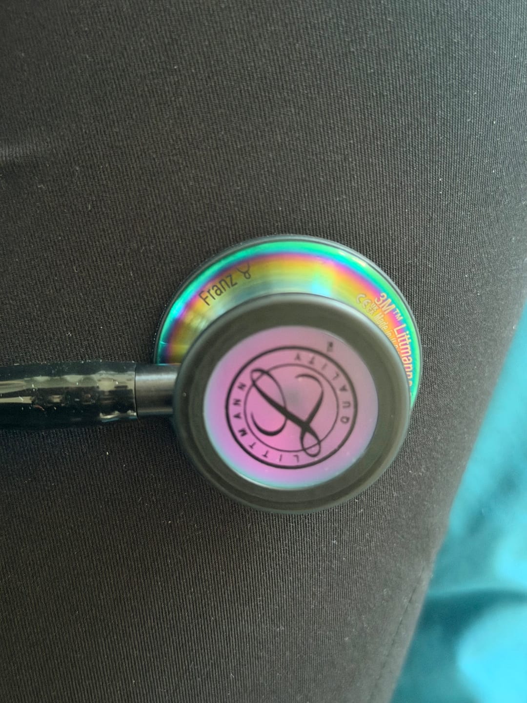 Customer photo review of Littmann Classic III Stethoscope: Rainbow and Black 5870