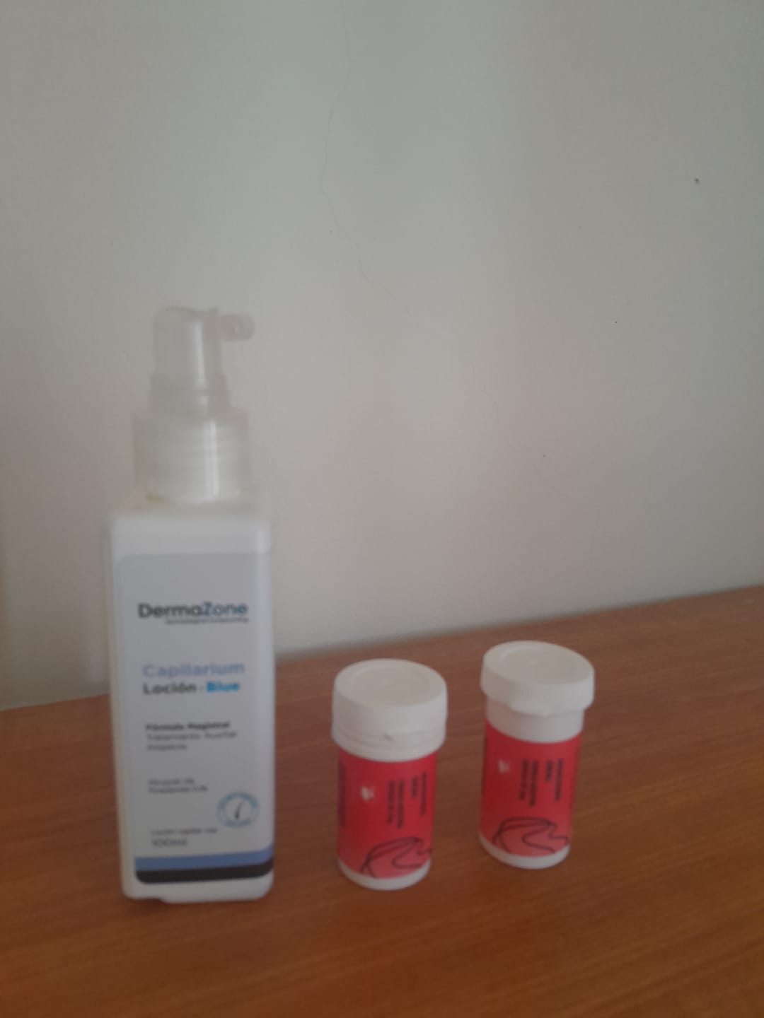 Customer photo review of Minoxidil Oral 5 mg BLACKSUN 30 Capsulas
