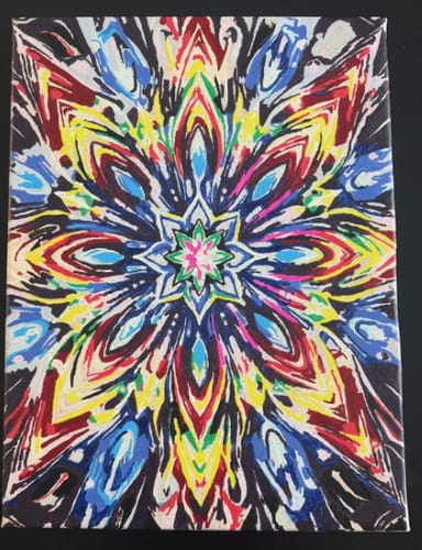 Customer photo review of Custom Paint By Numbers - Turn Trip Memory into Art