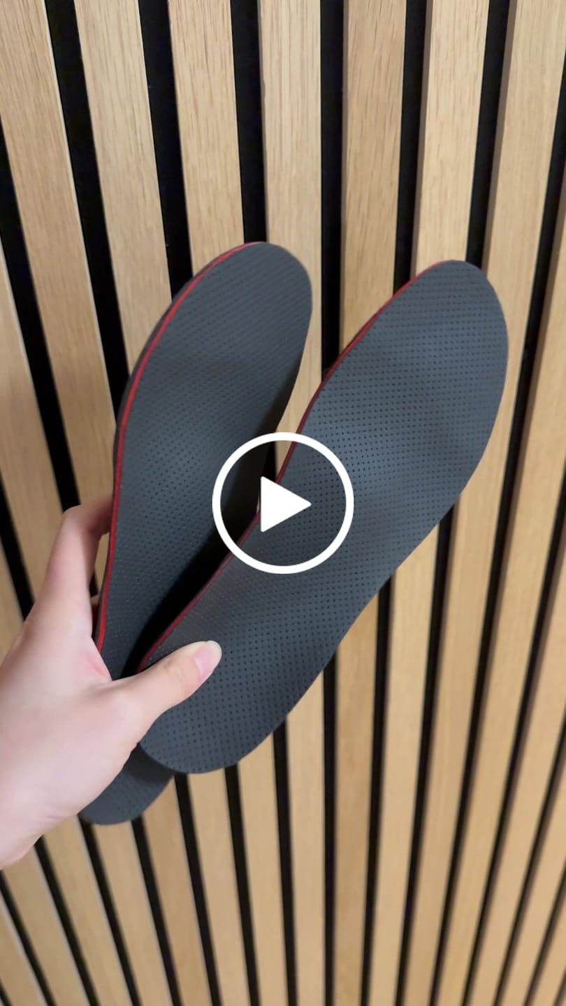 Customer video review of Custom Orthotics for Sneakers