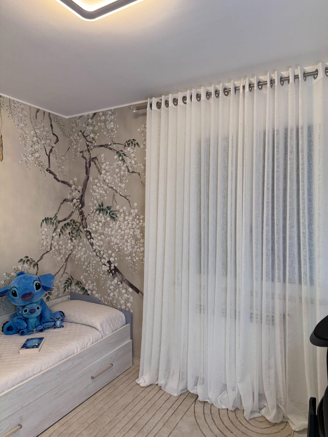 Customer photo review of Sunveil Linen Sheer Custom Curtain