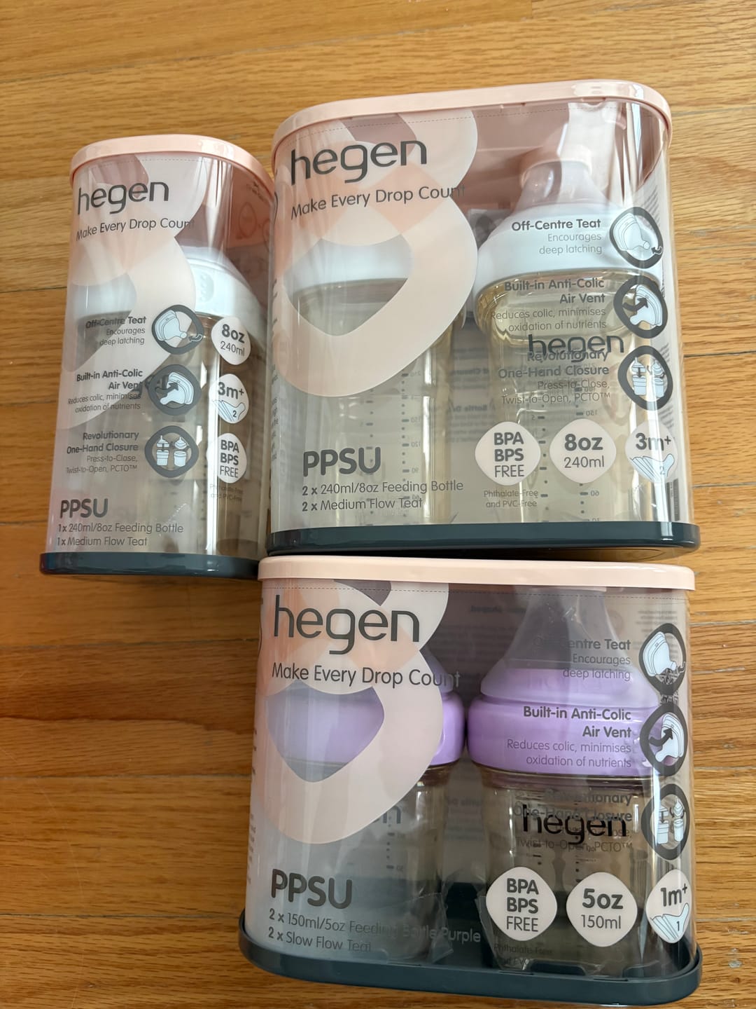 Customer photo review of Hegen Baby Milestone (3 to 6 months)