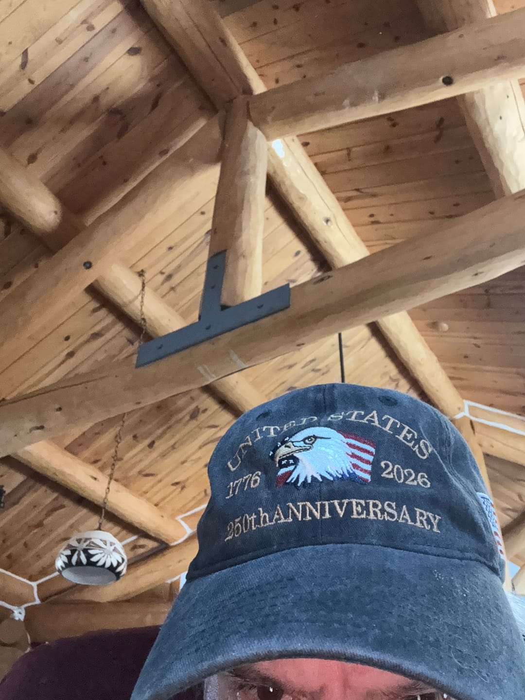 Customer photo review of Exclusive USA 250th Anniversary Eagle Cap (1776–2026) —  Embroidered