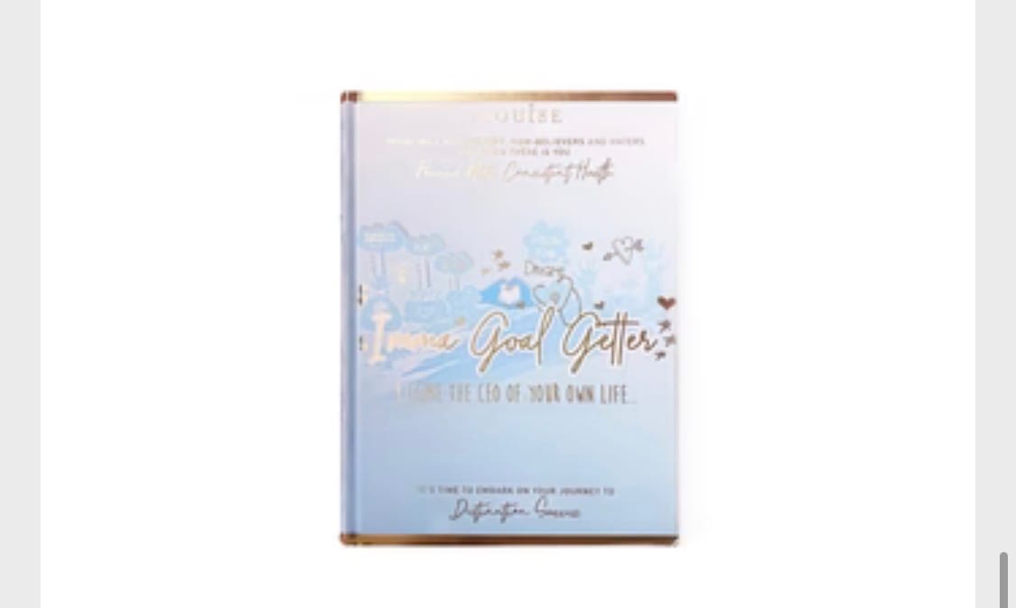 Customer photo review of P. Louise Imma Goal Getter Inspirational Diary