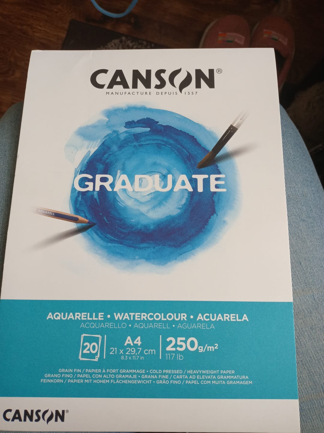 Customer photo review of Canson Graduate - Block Acuarela 20 hojas 250 g/m2