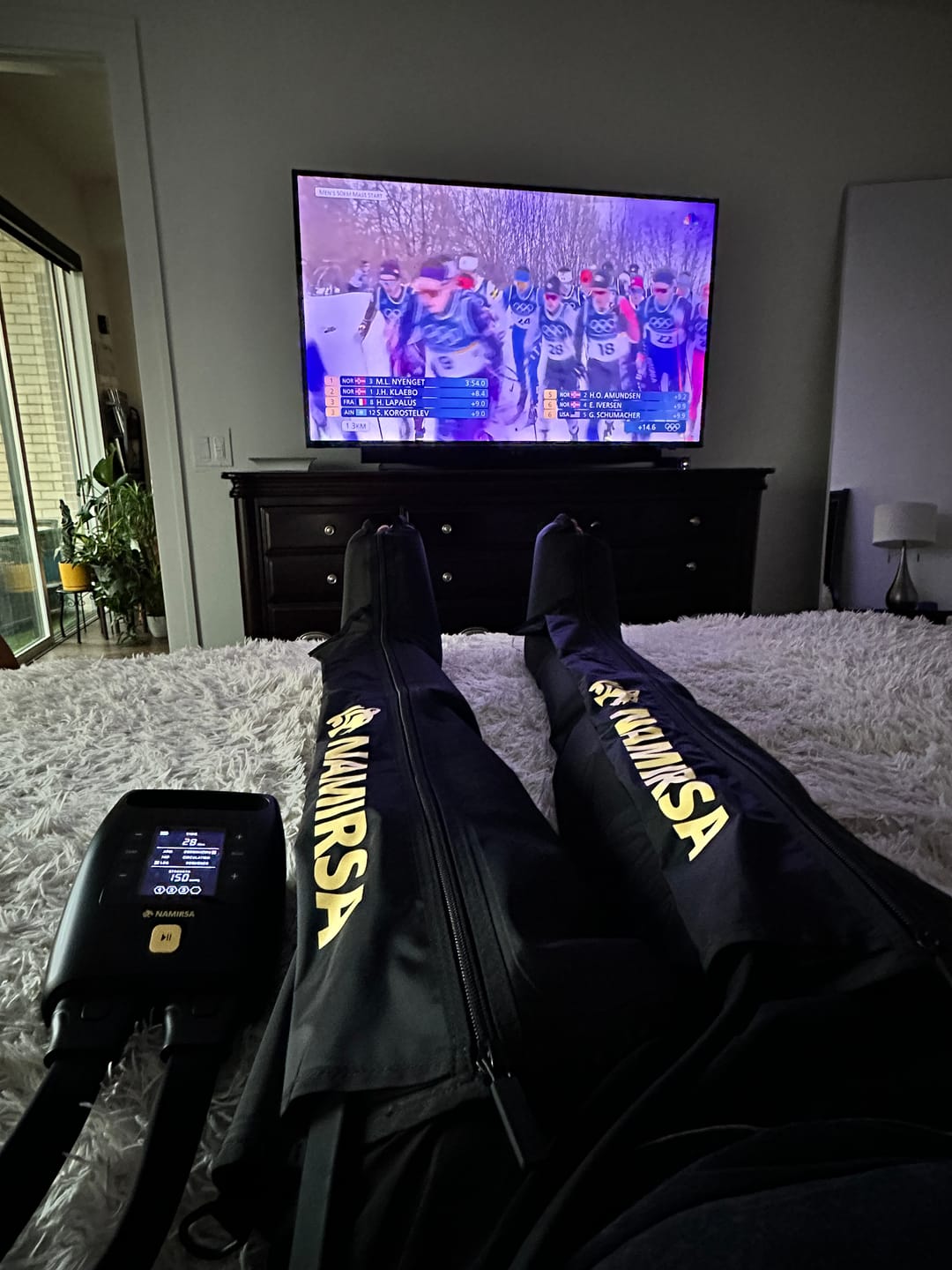 Customer photo review of NAMIRSA PRO AIR COMPRESSION BOOTS