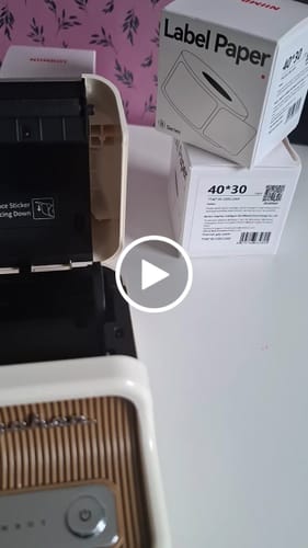 Customer video review of Clear Label Tape for B21, B1, B3S