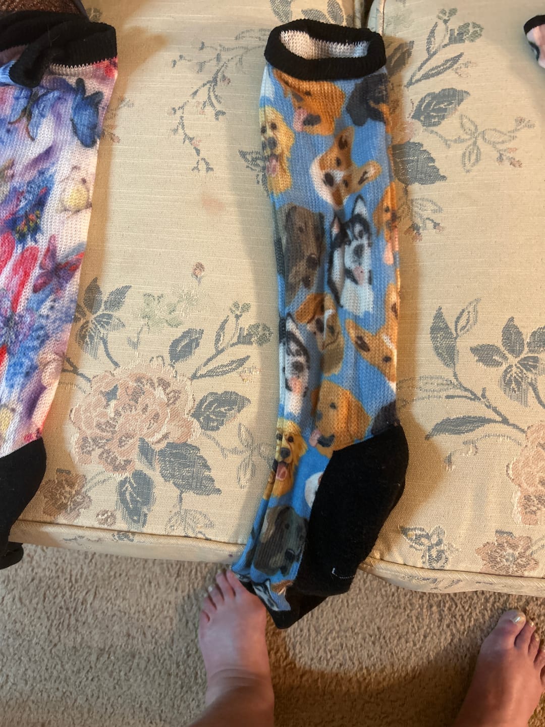 Customer photo review of Ruff Life EasyStretch™ Socks
