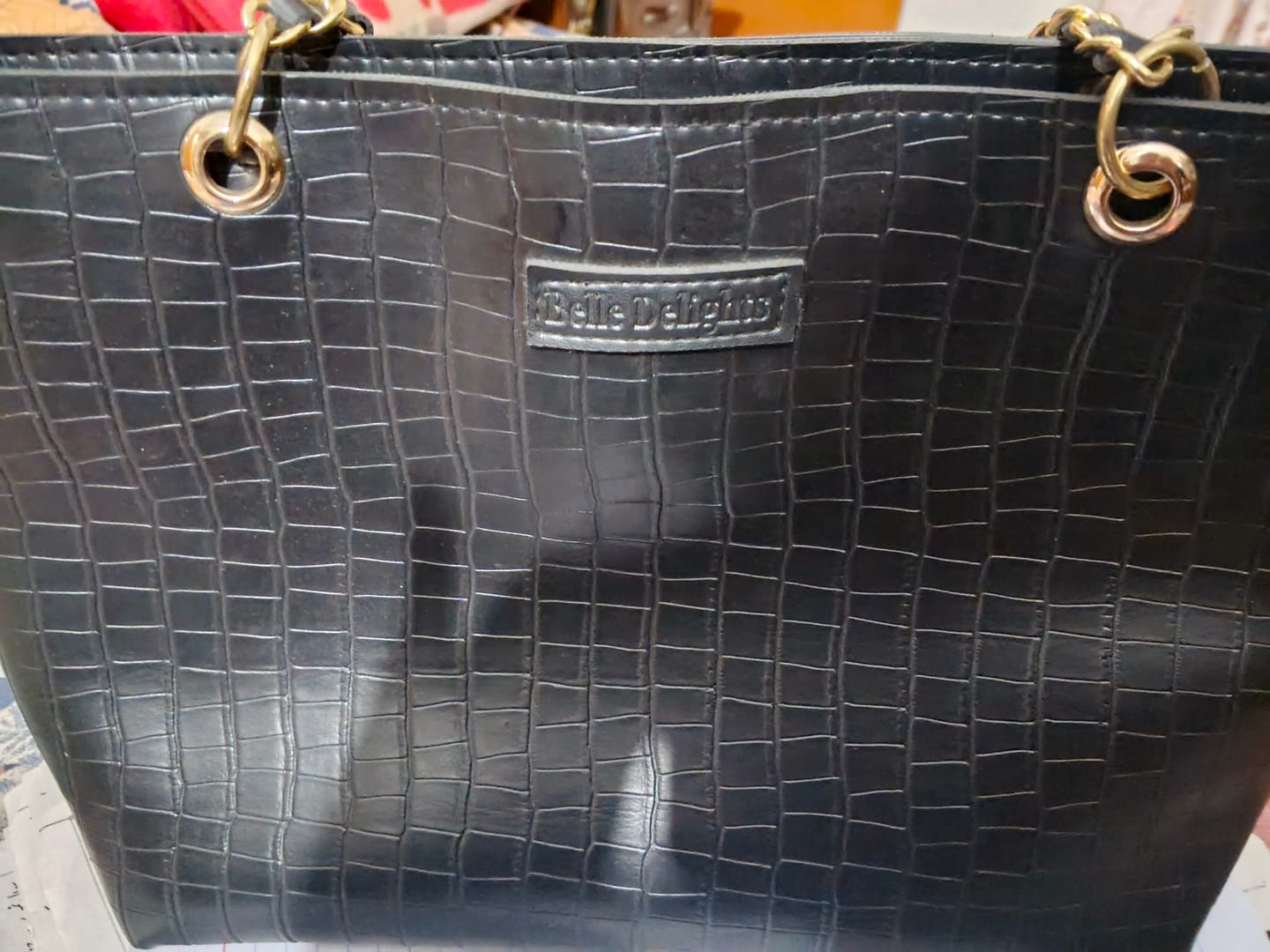 Customer photo review of Off White New Wave Tote Bag