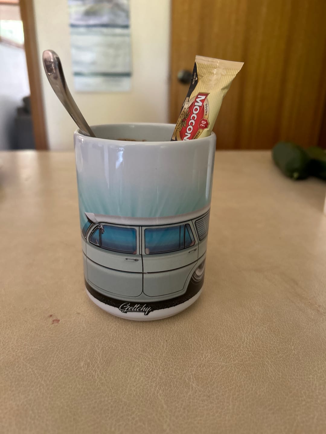 Customer photo review of Holden EH Wagon Saltbush Green Coffee Mug 15oz – Australian Made Classic Holden Car Gift for Aussie Motoring Fans