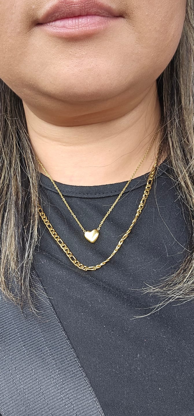 Customer photo review of Riley Heart Necklace (Bundle)