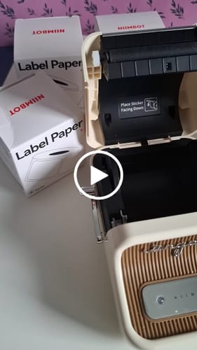 Customer video review of Clear Label Tape for B21, B1, B3S