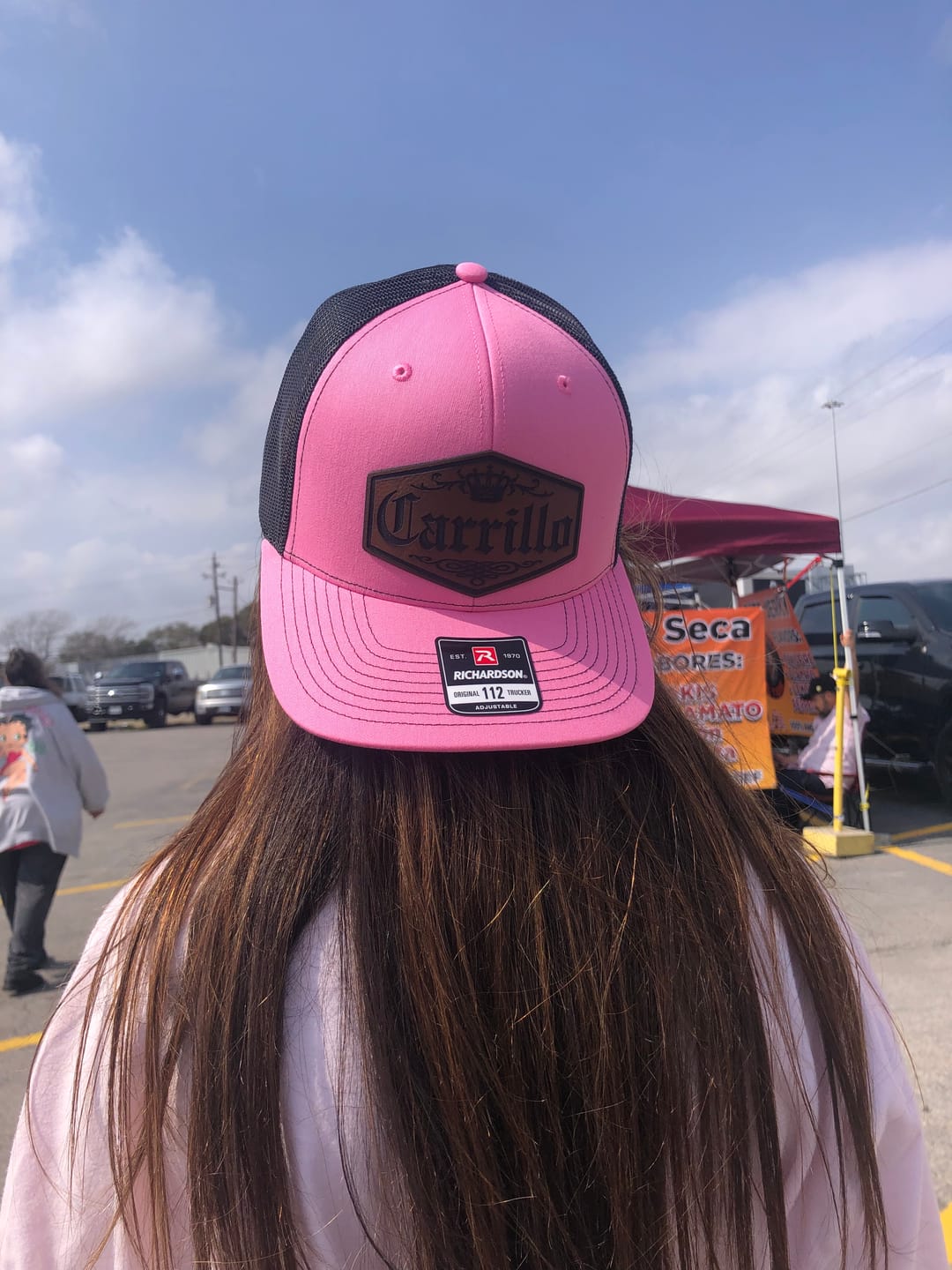 Customer photo review of Alpha Royale - Personalize It - Leather Patch Hat - Richardson 112
