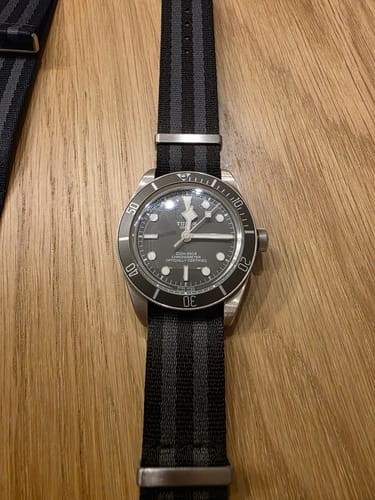 Customer photo review of Bond Nylon Watch Strap