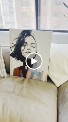 Customer video review of Surrealist Art #SA001