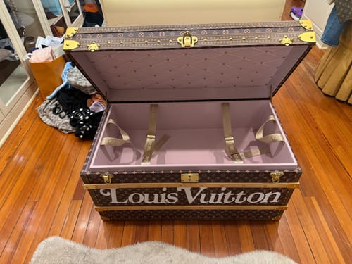 Customer photo review of CUSTOM LV BROWN TRUNK (VERDY)
