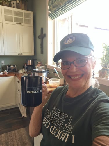 Customer photo review of Candace Intelligence Agency Hat