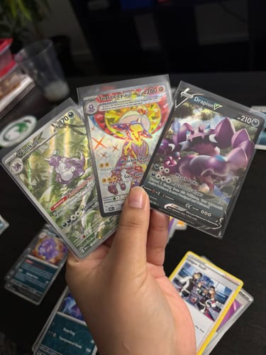Customer photo review of Pokemon Mega Evolution Ascended Heroes Tech Sticker Collection (Limit 3 of each)