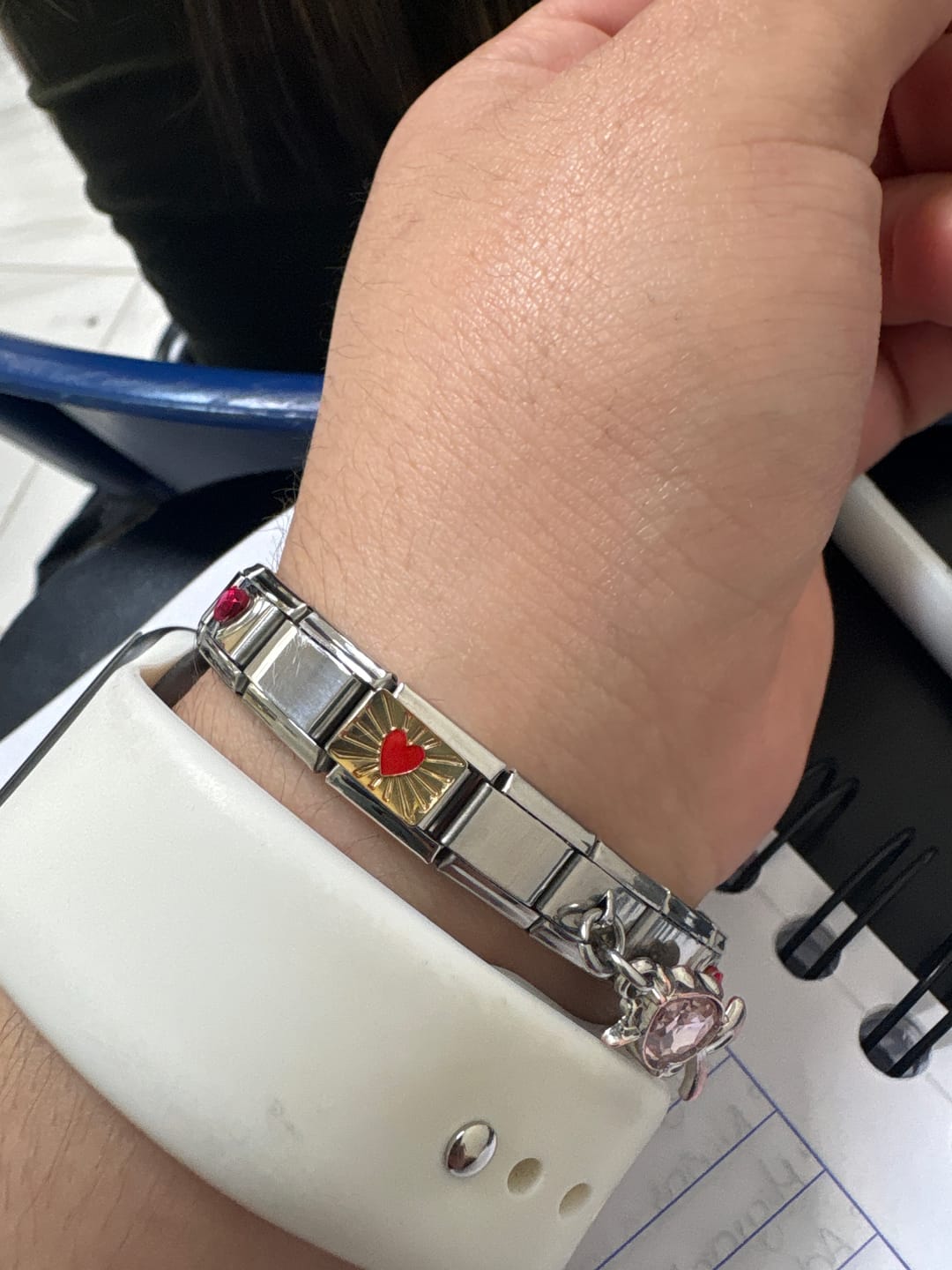 Customer photo review of Charm Corazon Brillante