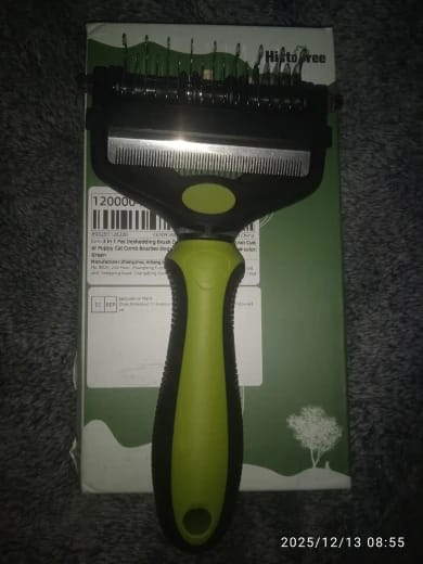 Customer photo review of 3-in-1 Pet Hair Removal Brush