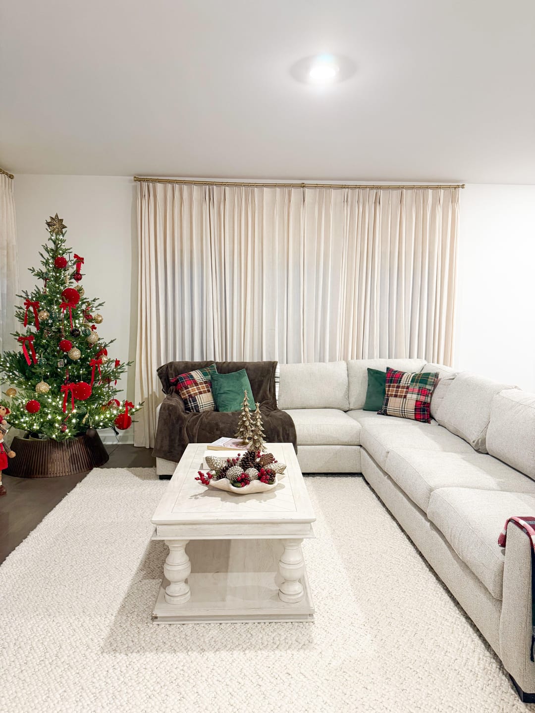 Customer photo review of Breeze Linen Blend Custom Curtain