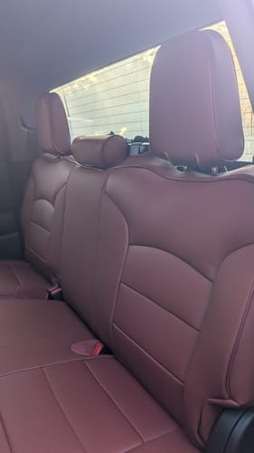 Customer photo review of Premium Custom-Fit Seat Covers