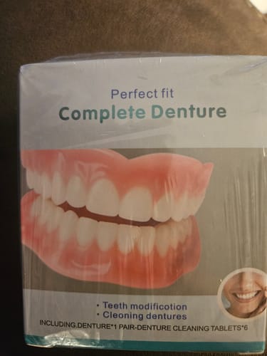 Customer photo review of 🦷  Fit Full Functional DenturesMake you more confident-Made in the USA & FDA-Certified