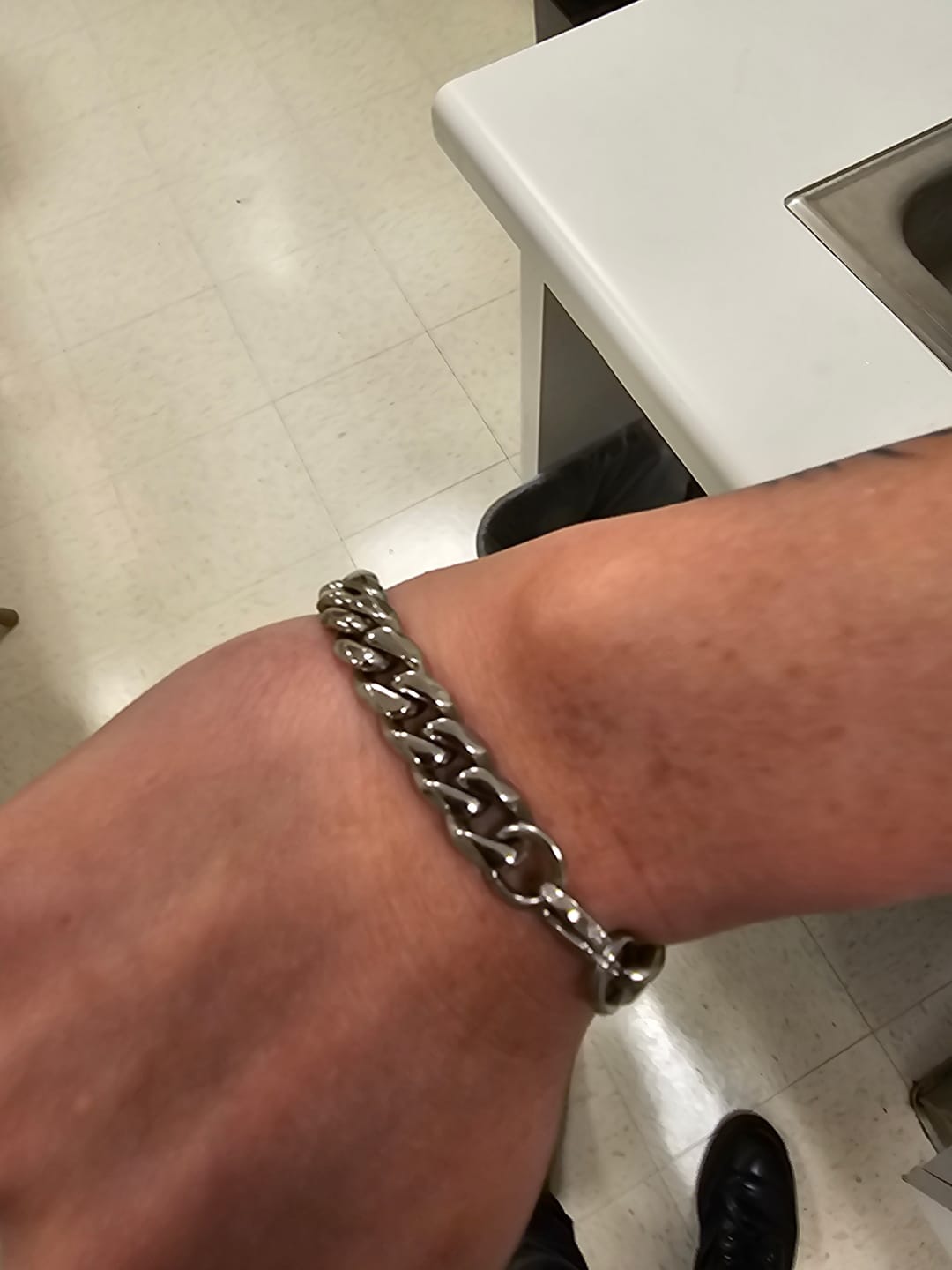Customer photo review of CUBAN LINK BRACELET