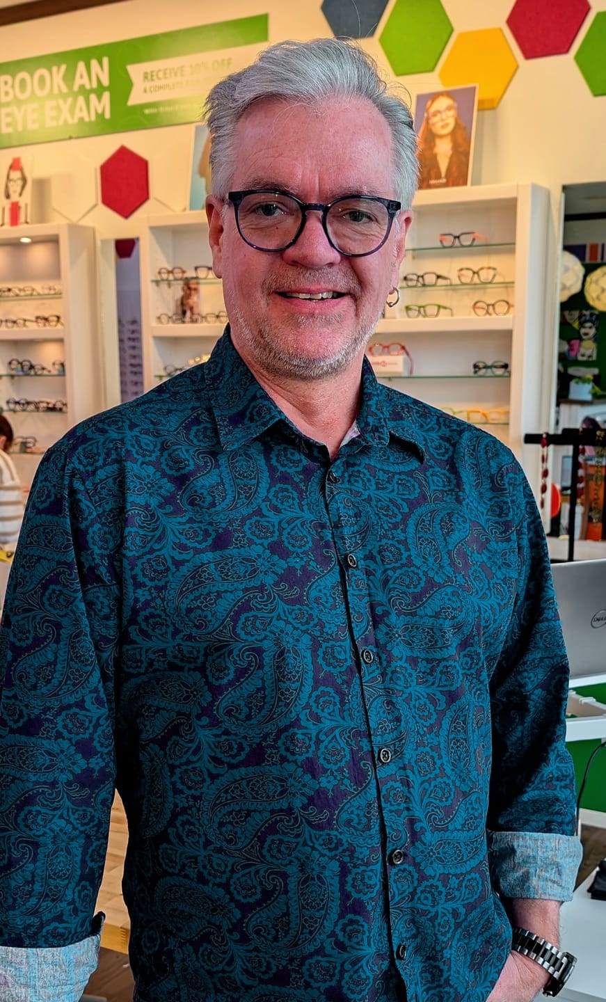 Customer photo review of Herren Langärmliges Baumwollhemd mit Paisley-Print Blau