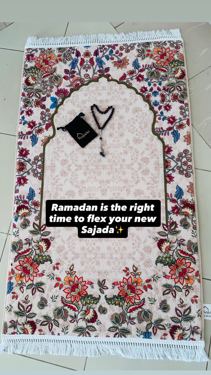 Customer photo review of Barakah Padded Prayer Mat