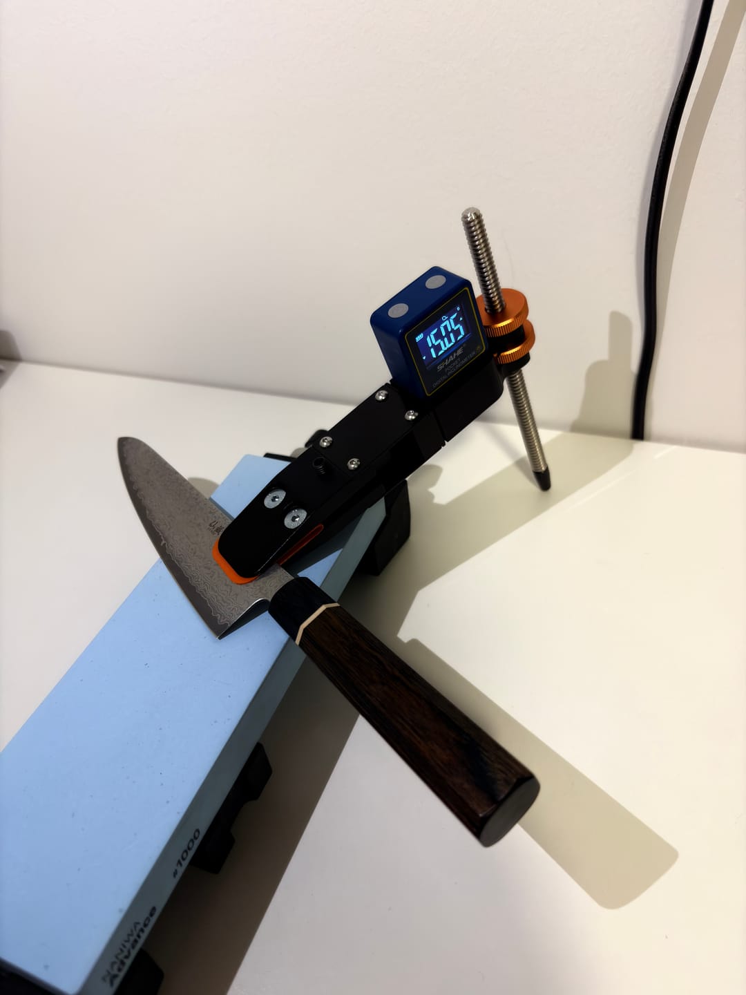 Customer photo review of Hapstone T2 Rotating Angled Knife Guide