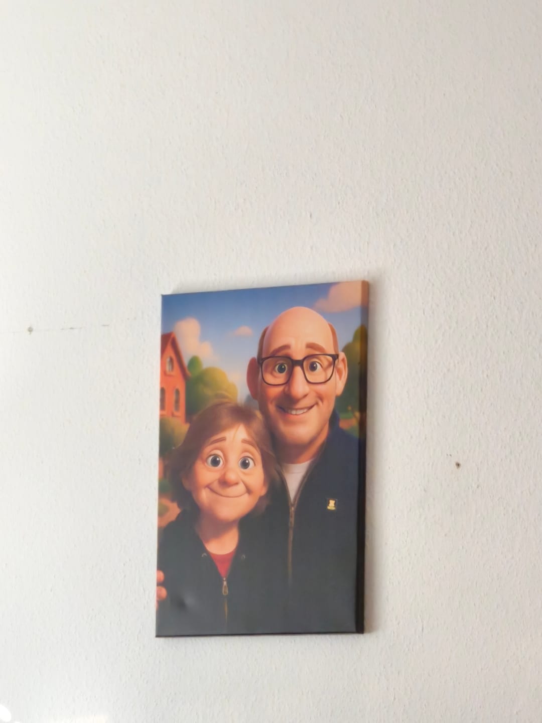 Customer photo review of Personalisierte Leinwand - Animiertes Portrait
