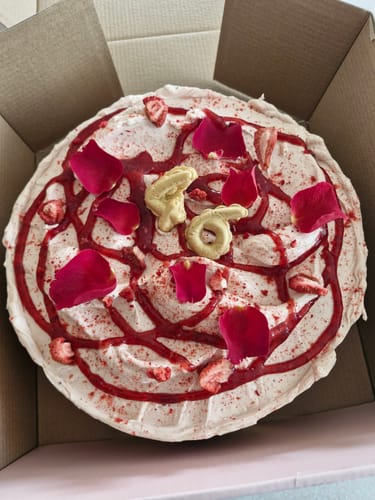 Customer photo review of Strawberry Cake